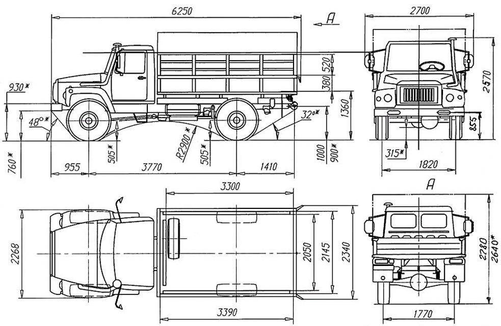 История создания модели грузовика газ 3307