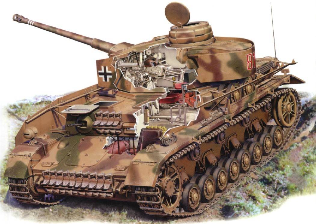 Panzerkampfwagen iv средний немецкий танк т-4, технические характеристики ттх, история создания и боевого применения германского pz iv