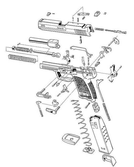 Hk usp 45: универсальный самозарядный пистолет
