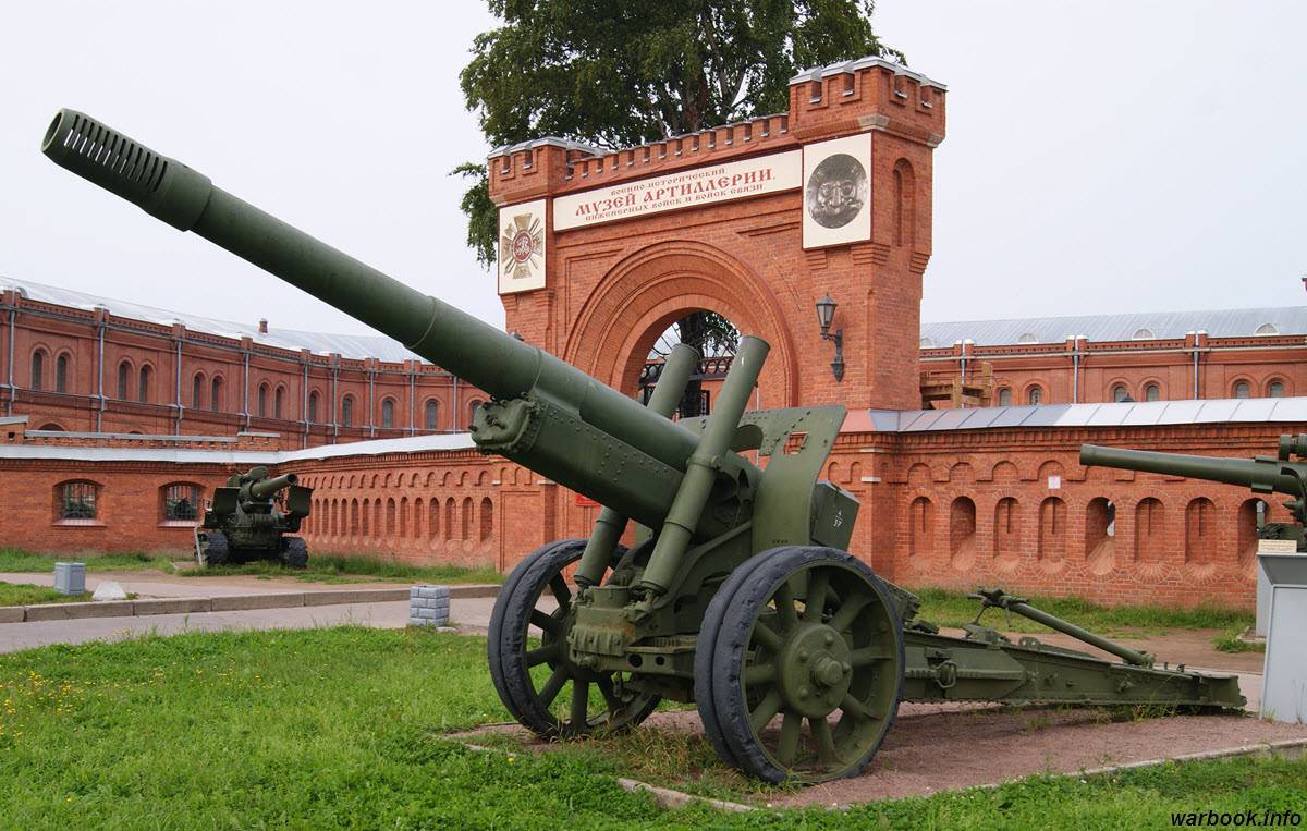 Артиллерия. крупный калибр. 152-мм гаубица образца 1909/30 годов