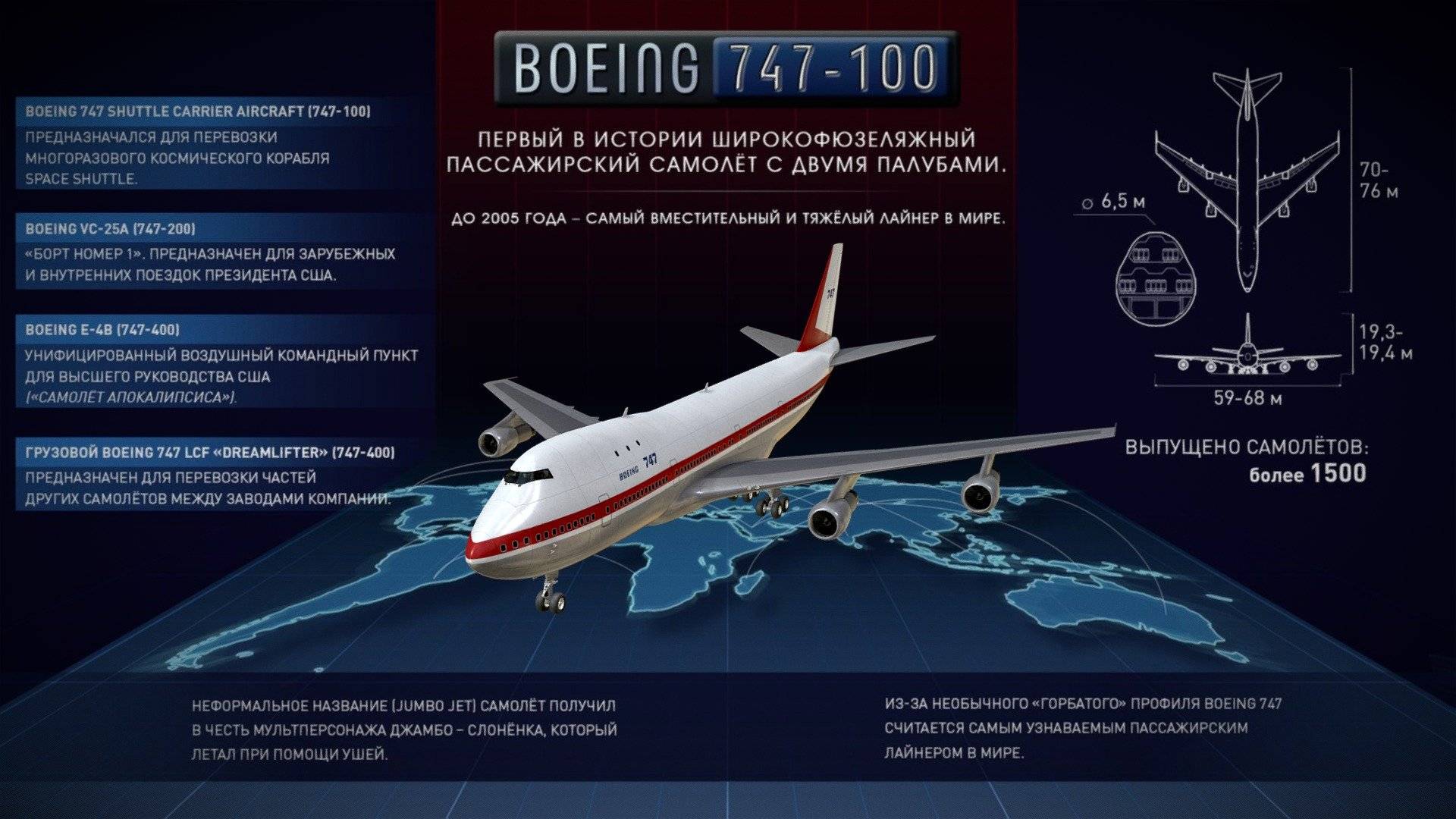 Boeing 747-400: обзор самолета, схема салона и лучшие места
