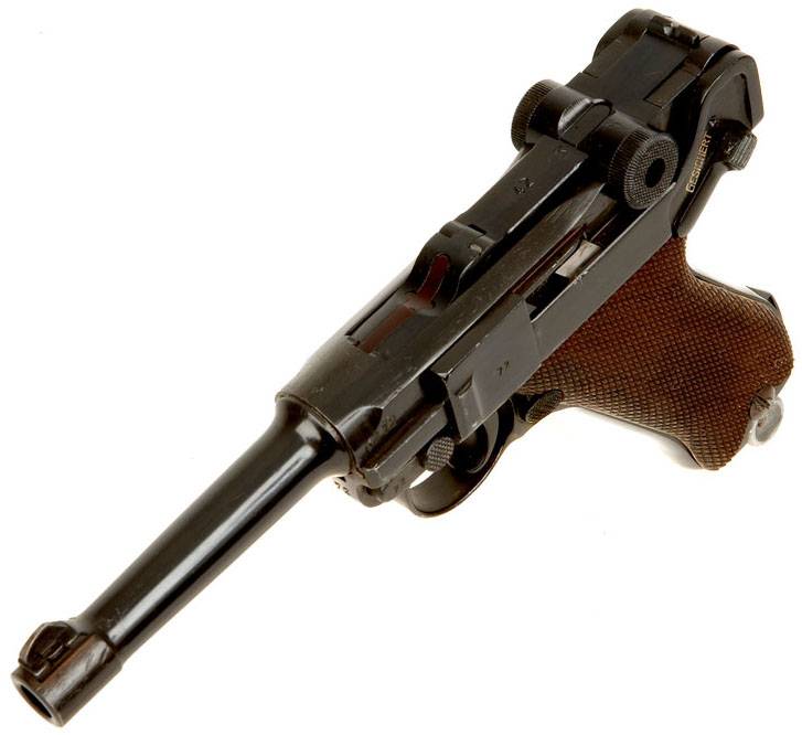 P.08 luger (пистолет люгера) - огнестрел