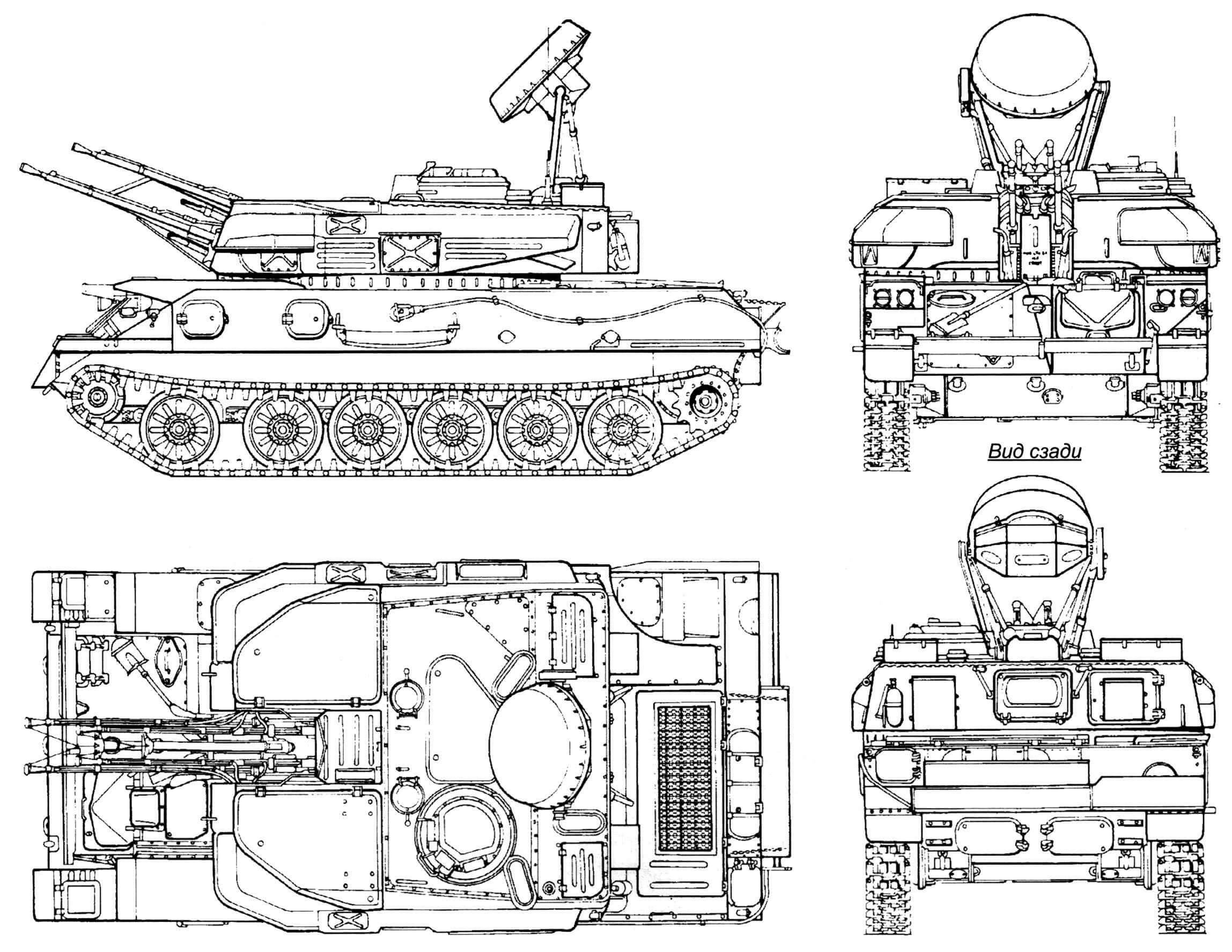 Зенитная самоходная установка зсу-23-4 «шилка» (россия)