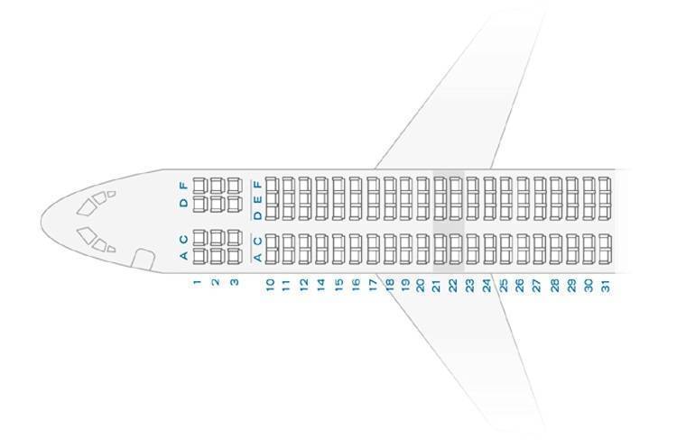 Боинг 717 - схема салона, лучшие места, история производства