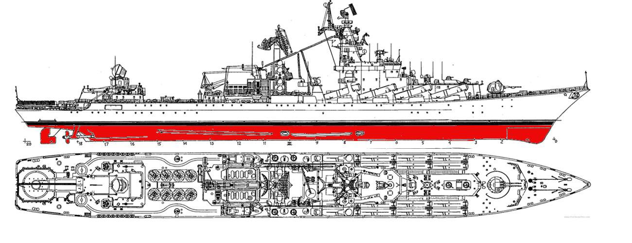 История создания второго корабля проекта 1164 "атлант" - ракетного крейсера "маршал устинов".