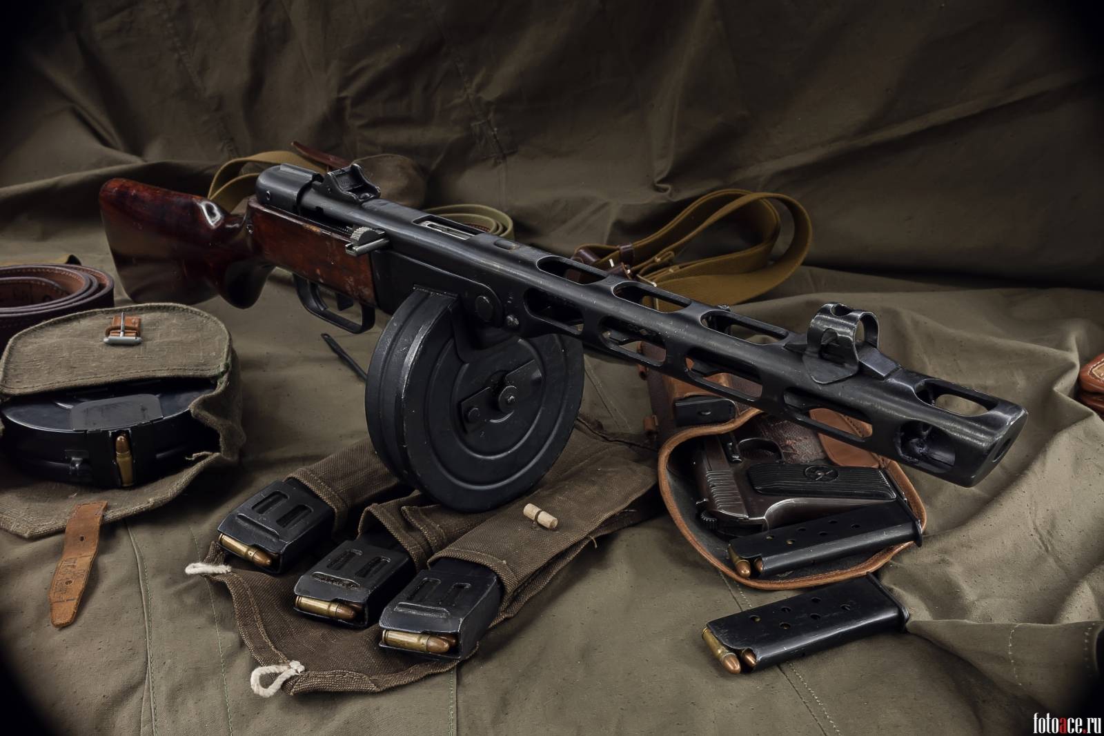 Пистолет-пулемет шпагина (ппш-41): история, ттх и модификации