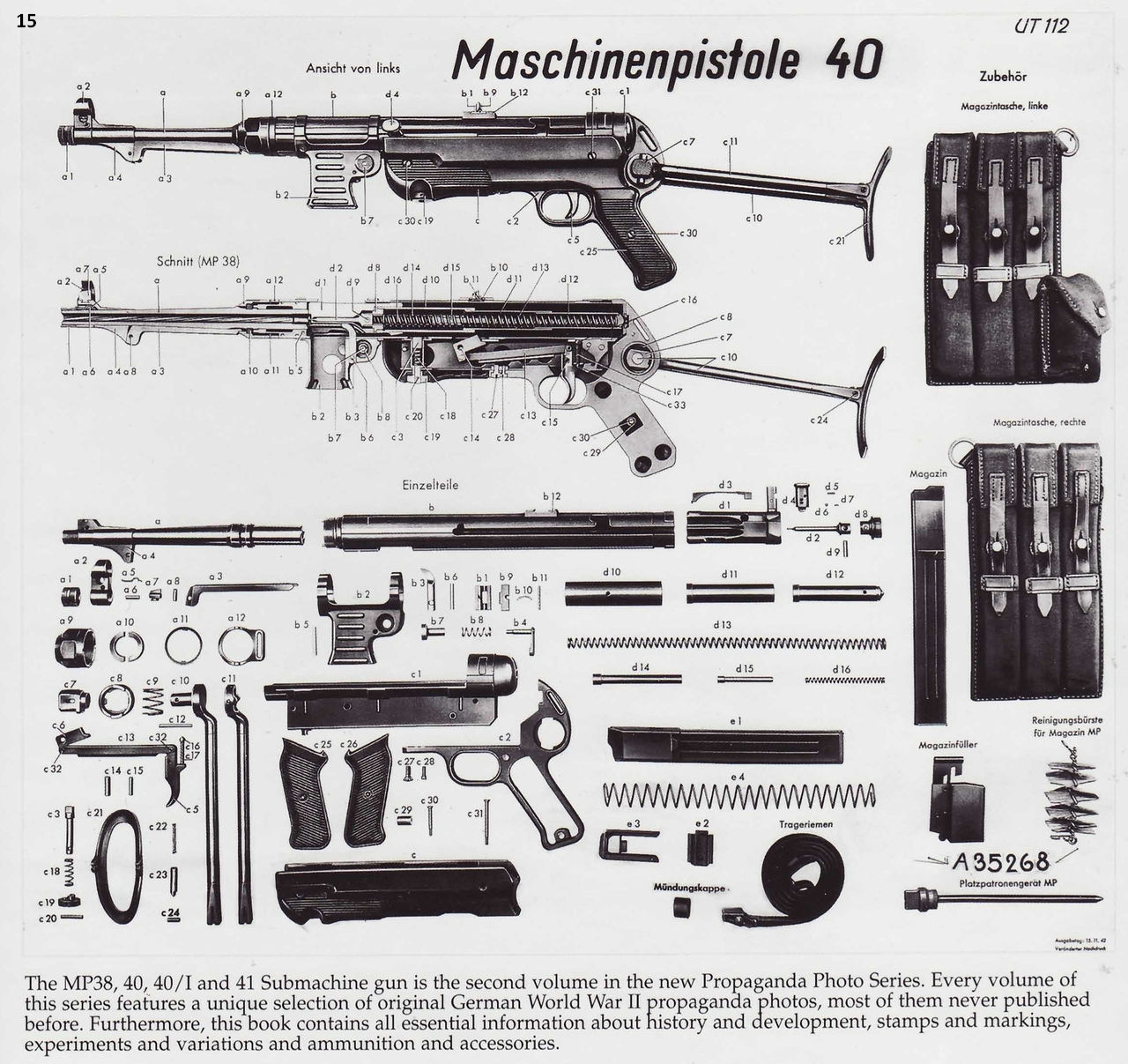 Автомат мп-40: технические характеристики