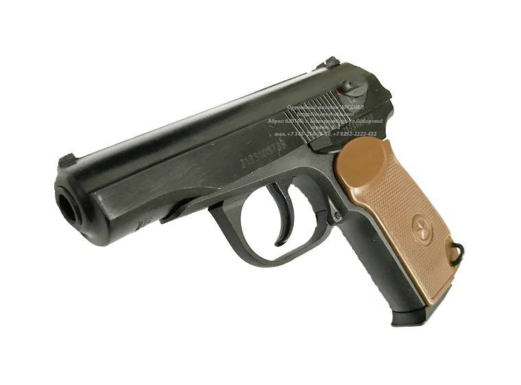 Травматический пистолет пмр .45 rubber. макаров пм 45-го калибра.