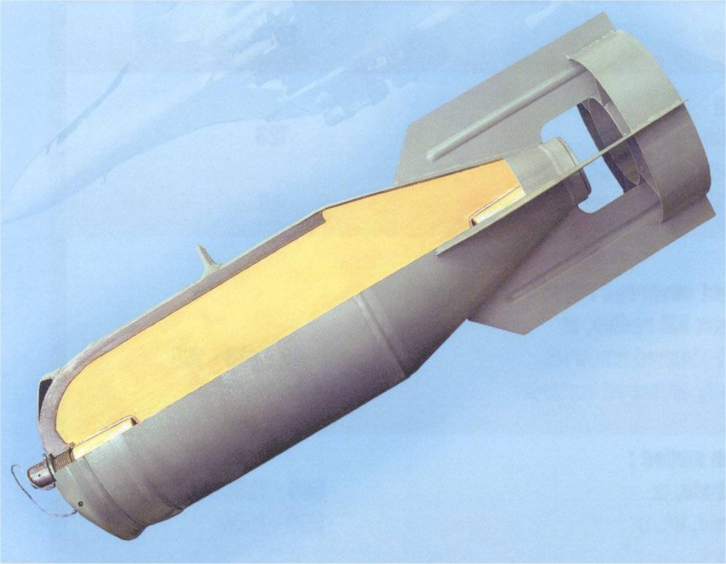 Управляемые авиационные бомбы с лазерным наведением.