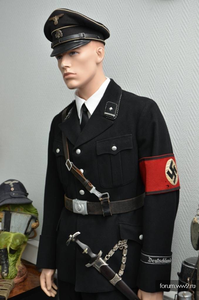 Форма сс военная, солдат и офицеров вермахта нацистской германии со знаками различия, парадная и повседневная немецкая униформа