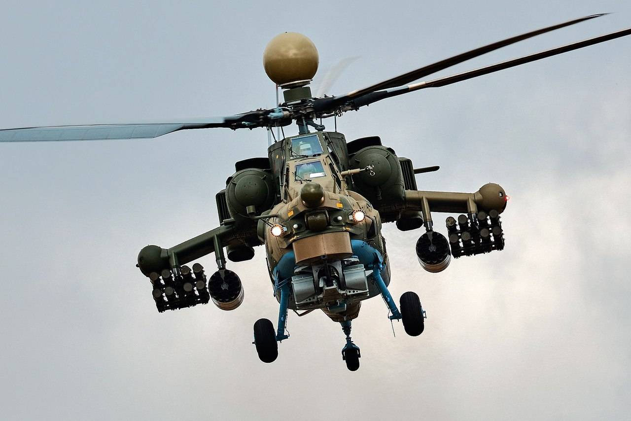Боевой вертолет ми-28 н/n