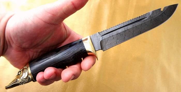 Нож из дамасской стали: основные характеристики