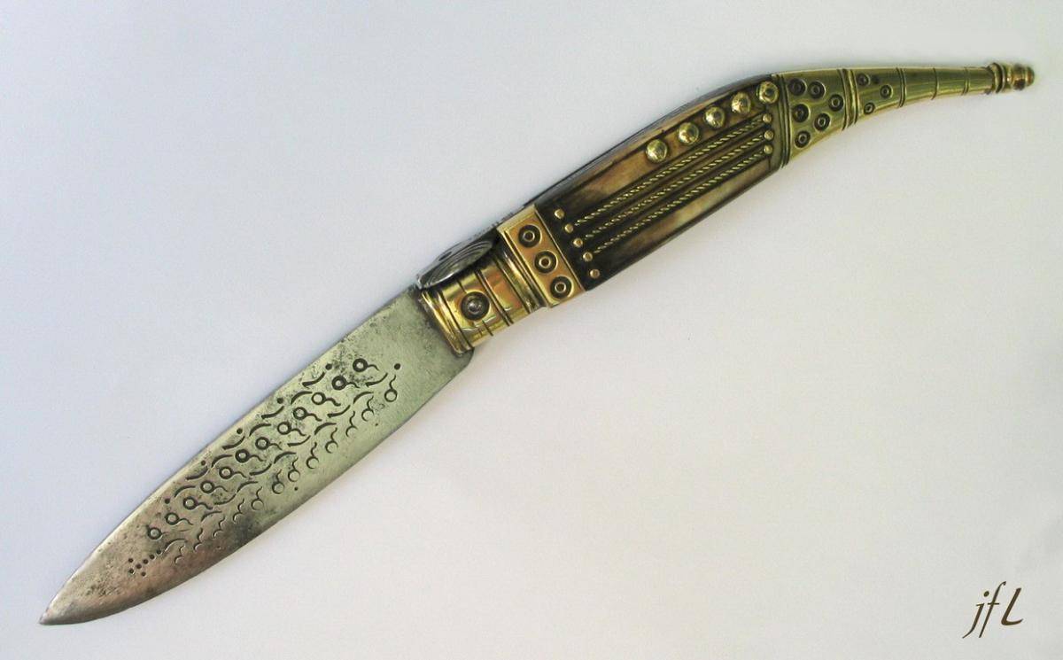 Необычный нож пчак из узбекистана