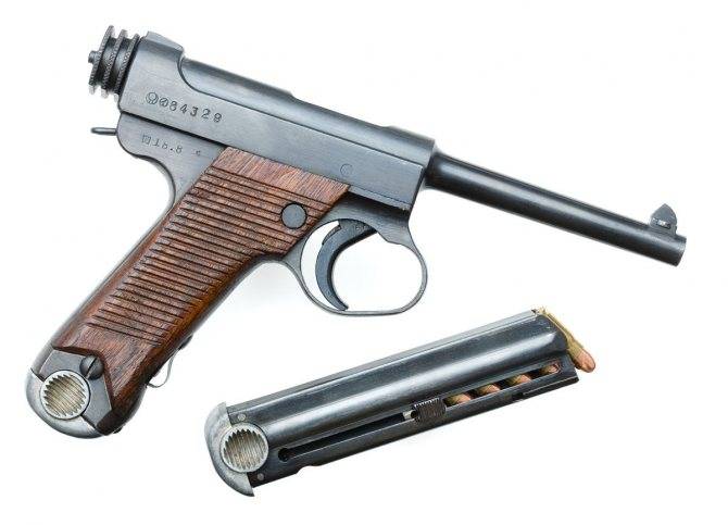 Пистолет намбу "тип (образец) 14 года" | энциклопедия оружия