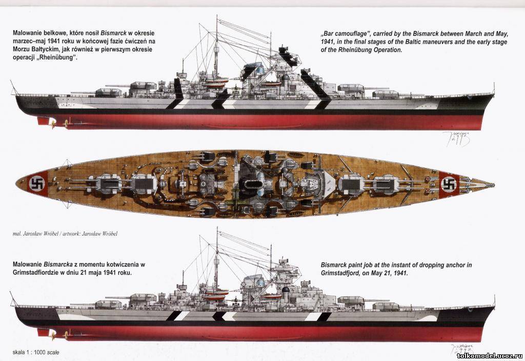 Бисмарк - немецкий линкор, история создания, конструкция и вооружение, характеристики, достоинства и недостатки, участие в боях и гибель супердредноута
