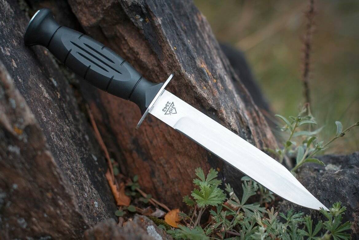 Нож нр-43 вишня разборный, легированная сталь d2 , черный