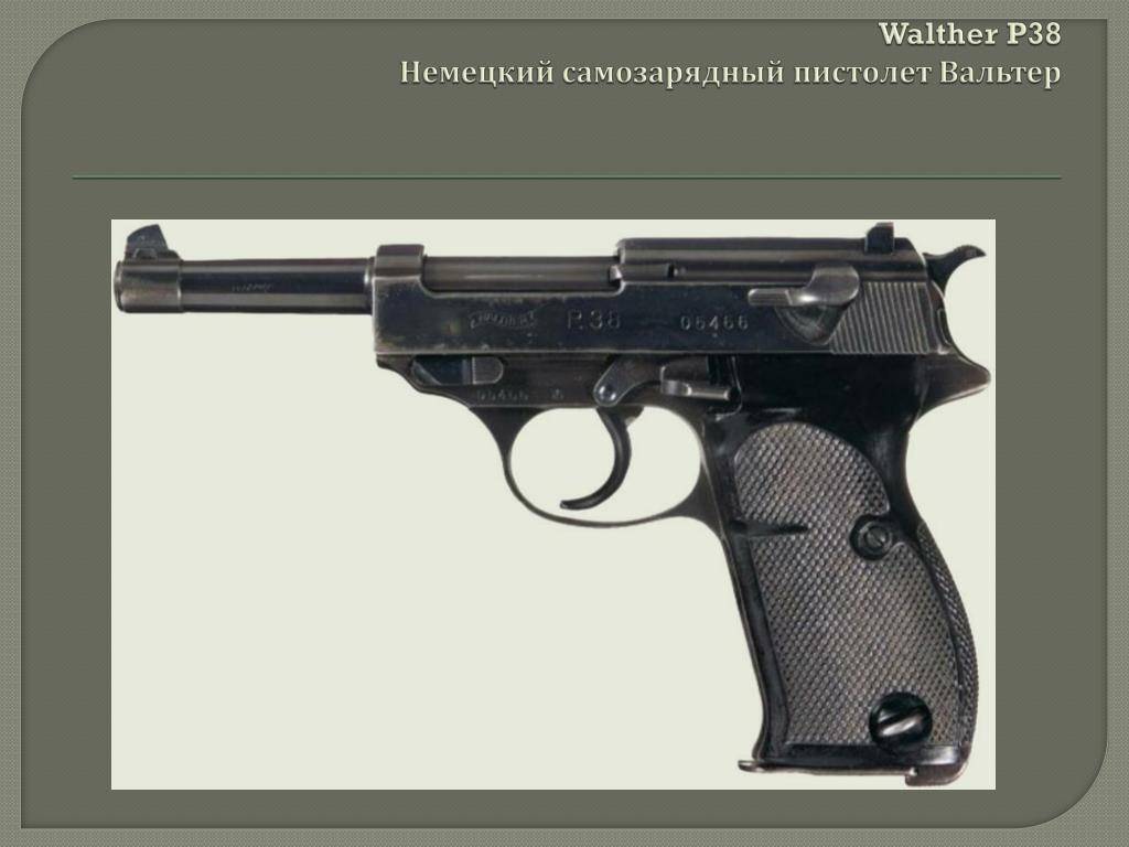 Пистолет walther ppx (германия)