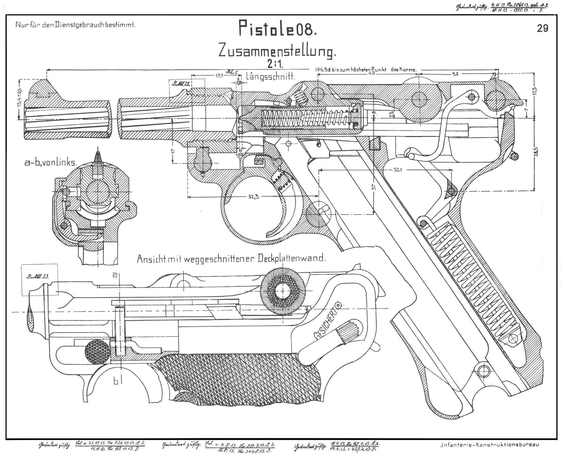 Краткая история пистолетов-карабинов. часть 3. lange р08 (lp 08)