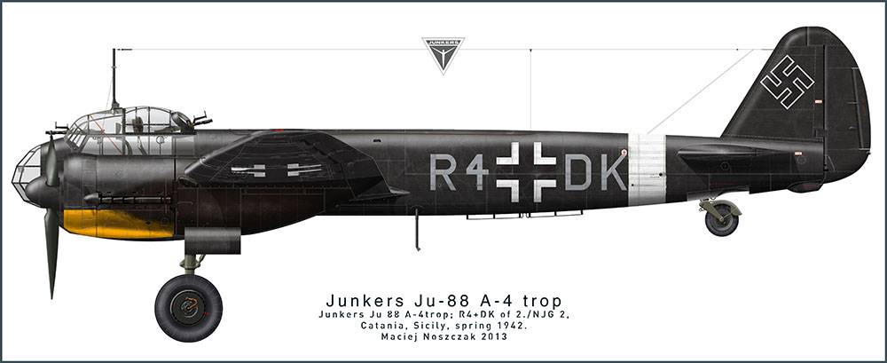 Бомбардировщик junkers ju 88, описание и характеристики тяжелого ночного истребителя