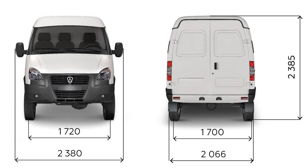 Газ-2705, технические характеристики автомобиля газель бизнес, обзор двигателя, подвески и кузова цельнометаллического фургона и комби 7 мест