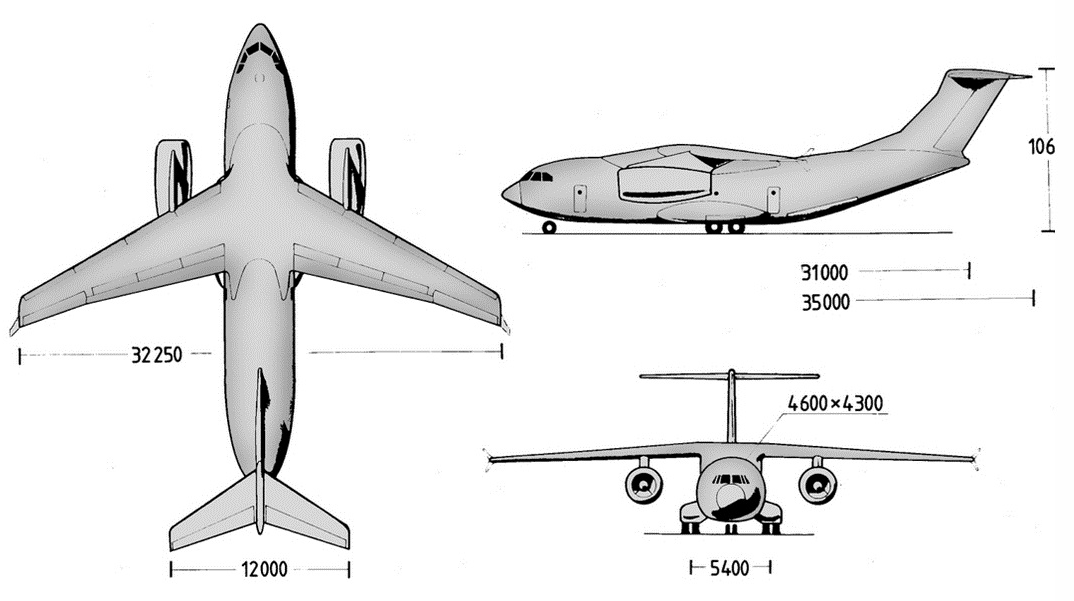Ил-214 перспективный военно-транспортный самолет