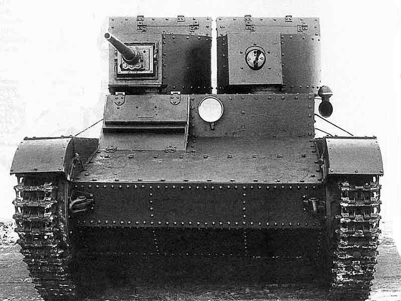 Легкий танк т-26 (вариант с двумя башнями) - avtotachki