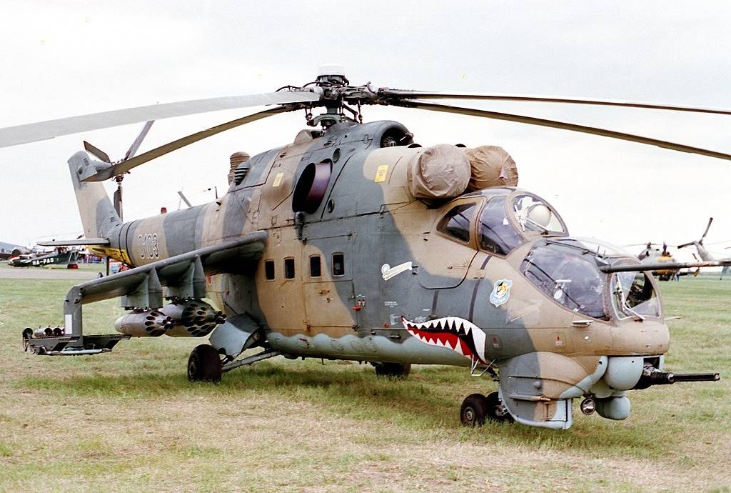 Ми-24 боевой ударный вертолёт