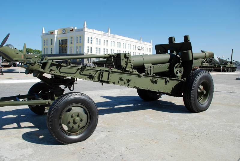 Артиллерия. крупный калибр. 152-мм гаубица-пушка мл-20 образца 1937 года