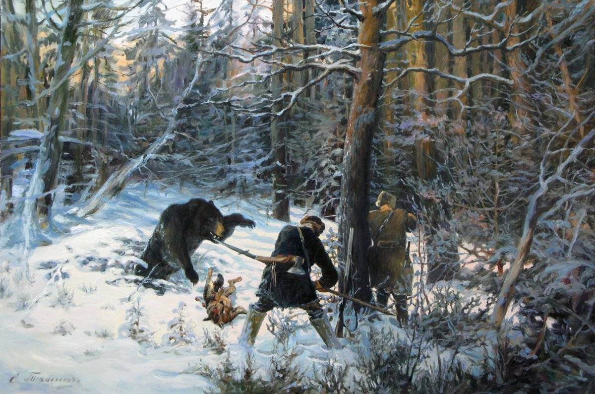 Охота на медведя: все способы - на овсах, на берлоге, с лайками