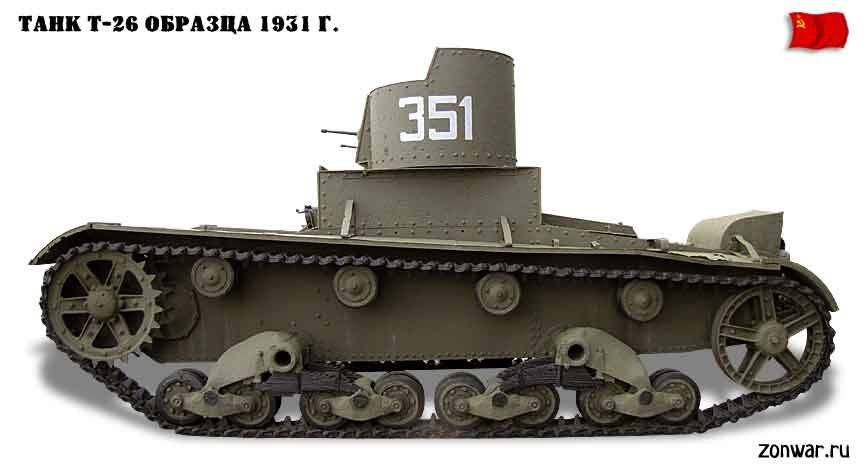 Легкий танк т-26. описание танка, башни, корпуса, вооружения танка т-26,