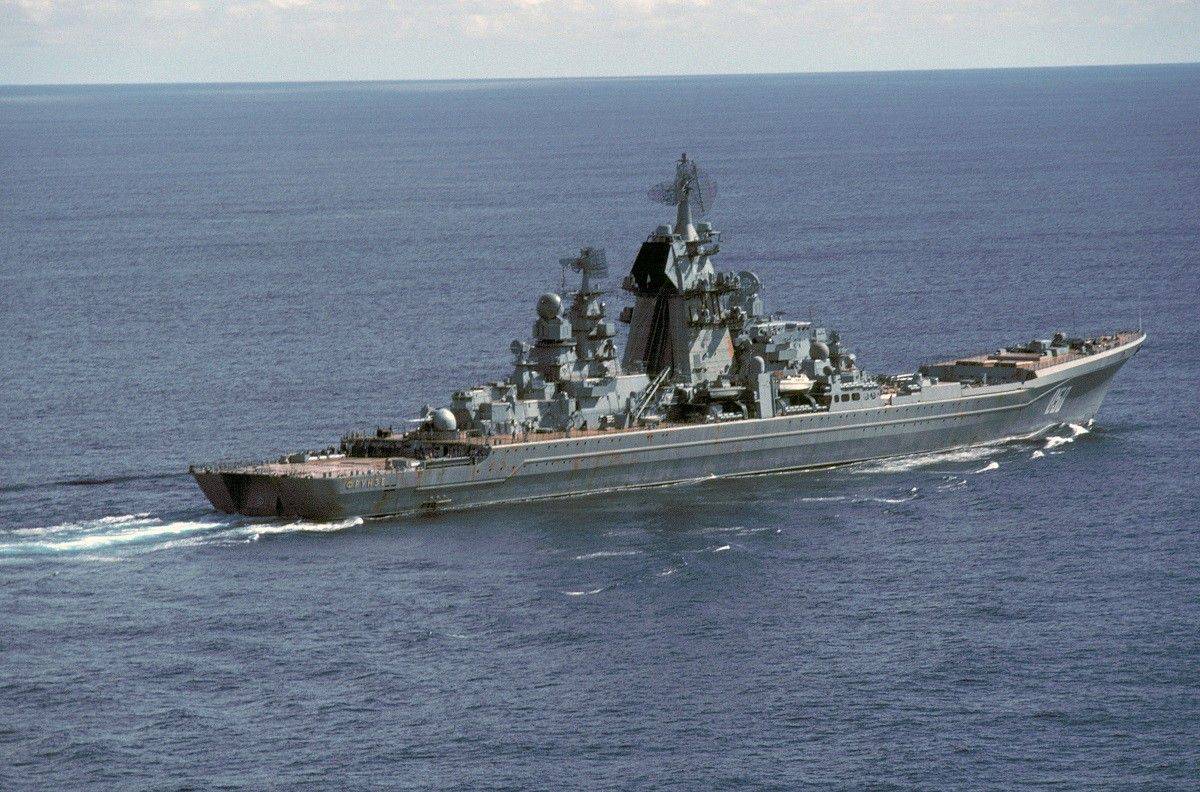 Атомный ракетный крейсер «пётр великий» (россия). фото и описание