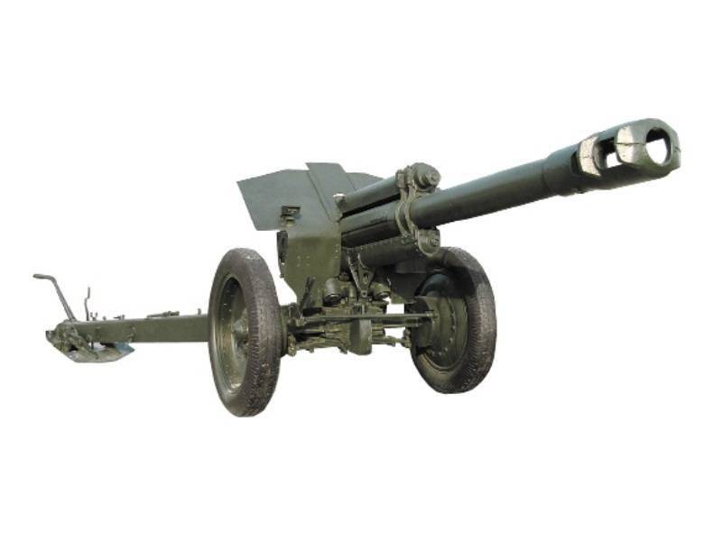 Артиллерия. крупный калибр. 152-мм гаубица д-1 образца 1943 года