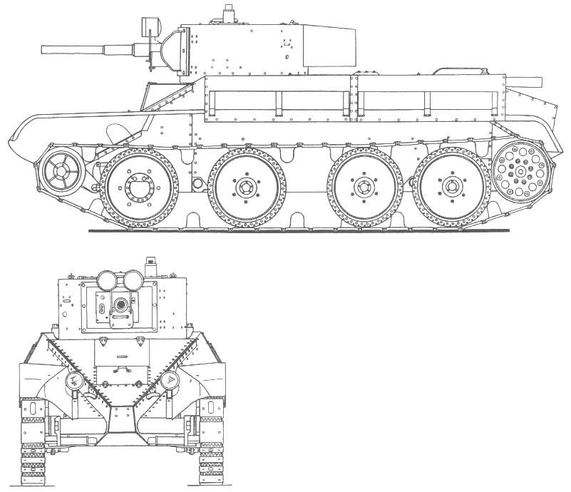 Легкий  танк  бт-7.