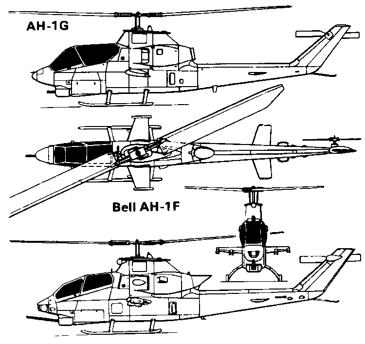 Американский ударный вертолет Bell AH-1 «Кобра»