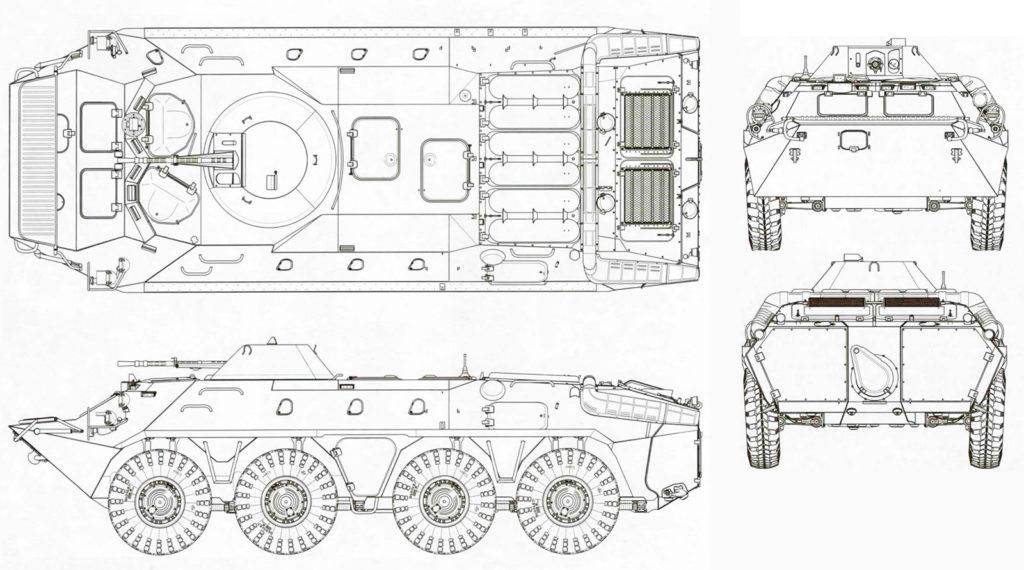 «переходный» вариант бронетранспортера — бтр-70