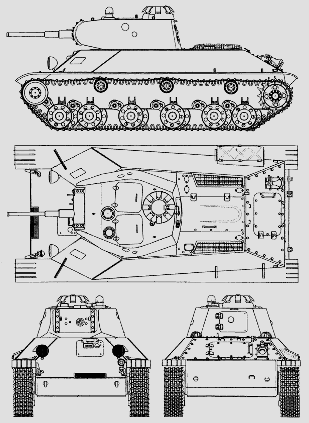 Советский легкий танк т-50