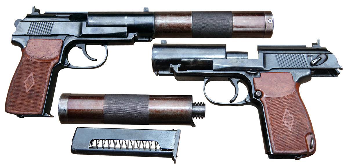 Бесшумный пистолет пб: полный обзор, характеристики и отзывы