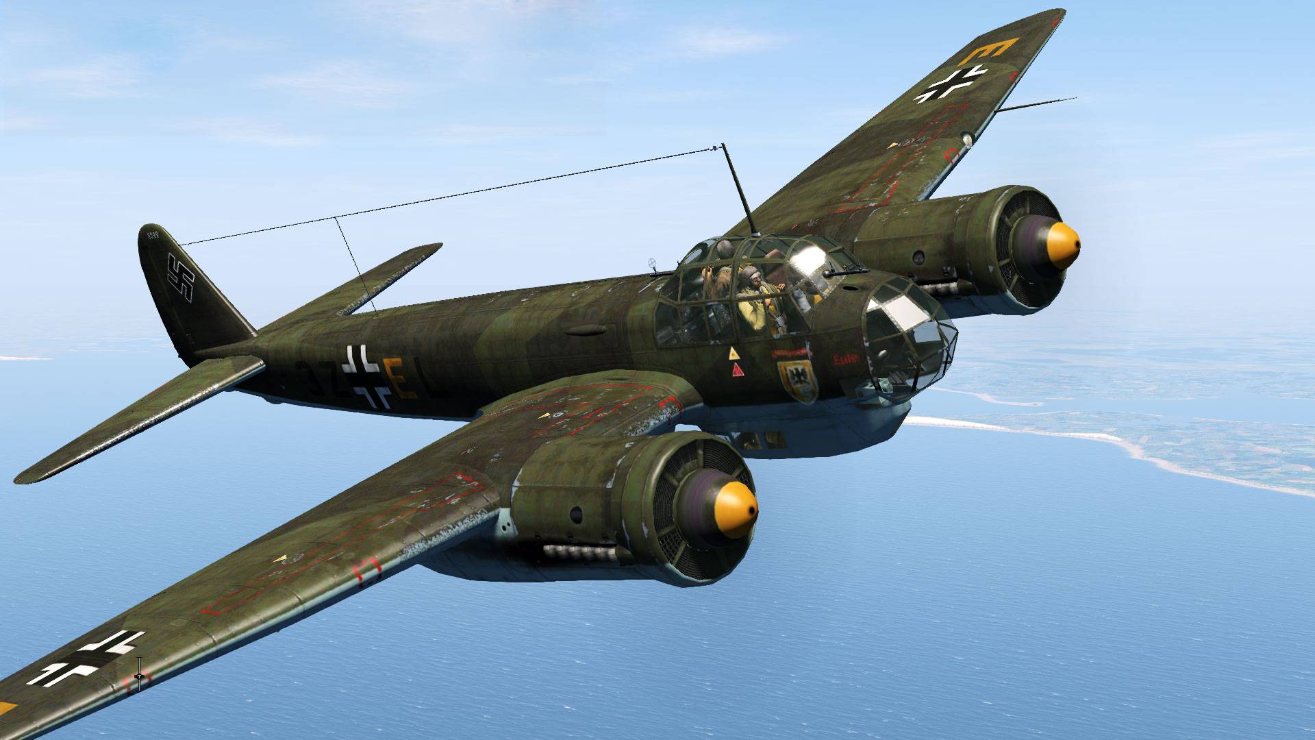 Самолет-бомбардировщик «юнкерс» ju-88 - варианты ju-88 - ju 88g-6b, s-1,  c-4, a-4  - самолеты германии - люфтваффе