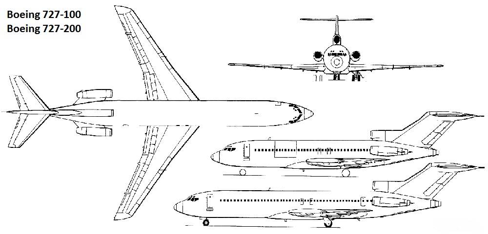Пассажирский самолет "боинг-727": фото, характеристики, отзывы