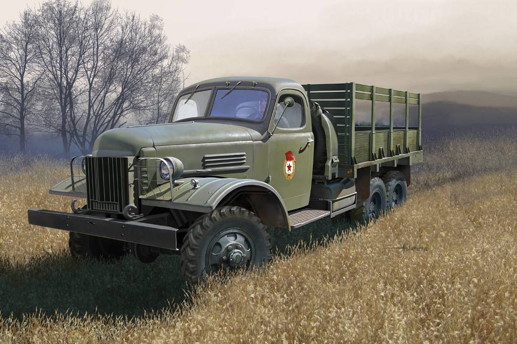 Зис-151 — каропка.ру — стендовые модели, военная миниатюра