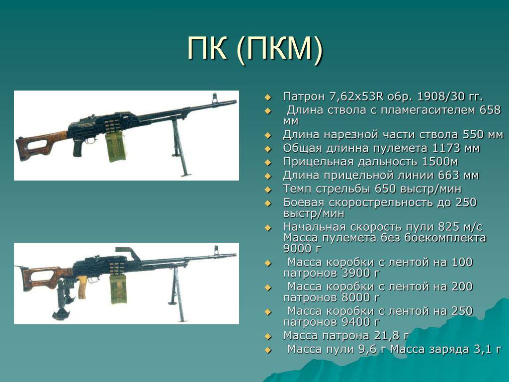 Основные части и механизмы 7,62 мм пкм, их работа при стрельбе.