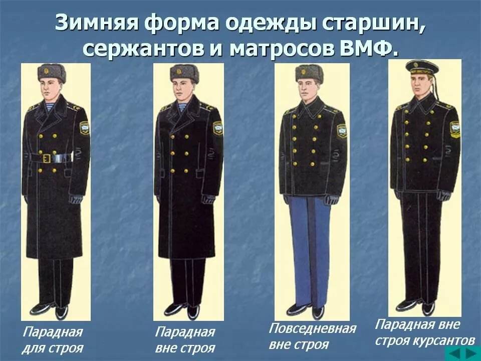 Форма одежды военнослужащих армии России