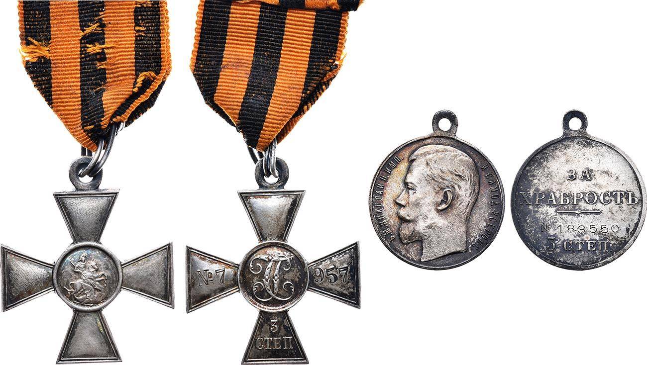Георгиевский крест: орден и медаль солдатской славы