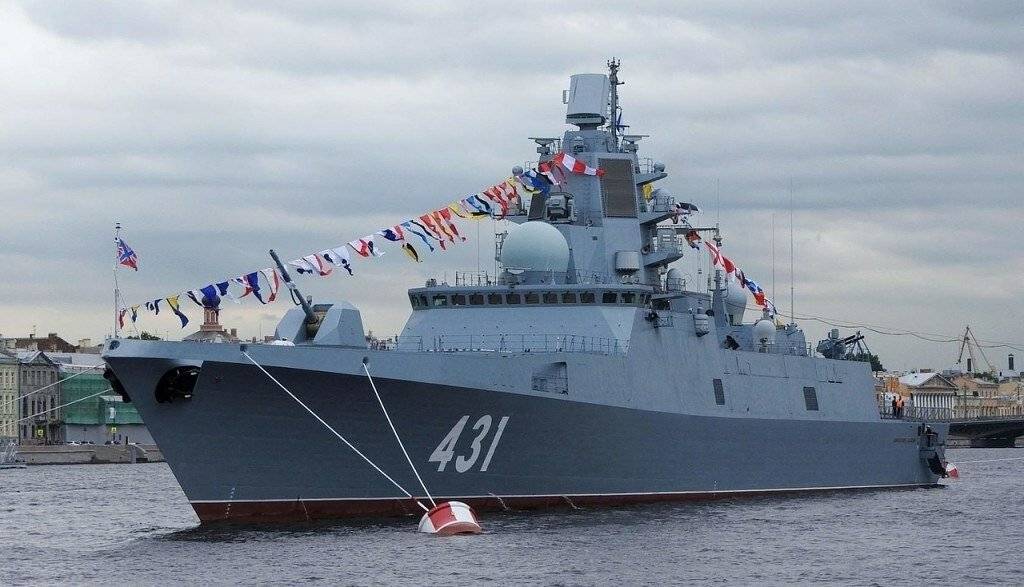 Фрегат проекта 22350 "адмирал горшков" вышел на испытания в белое море