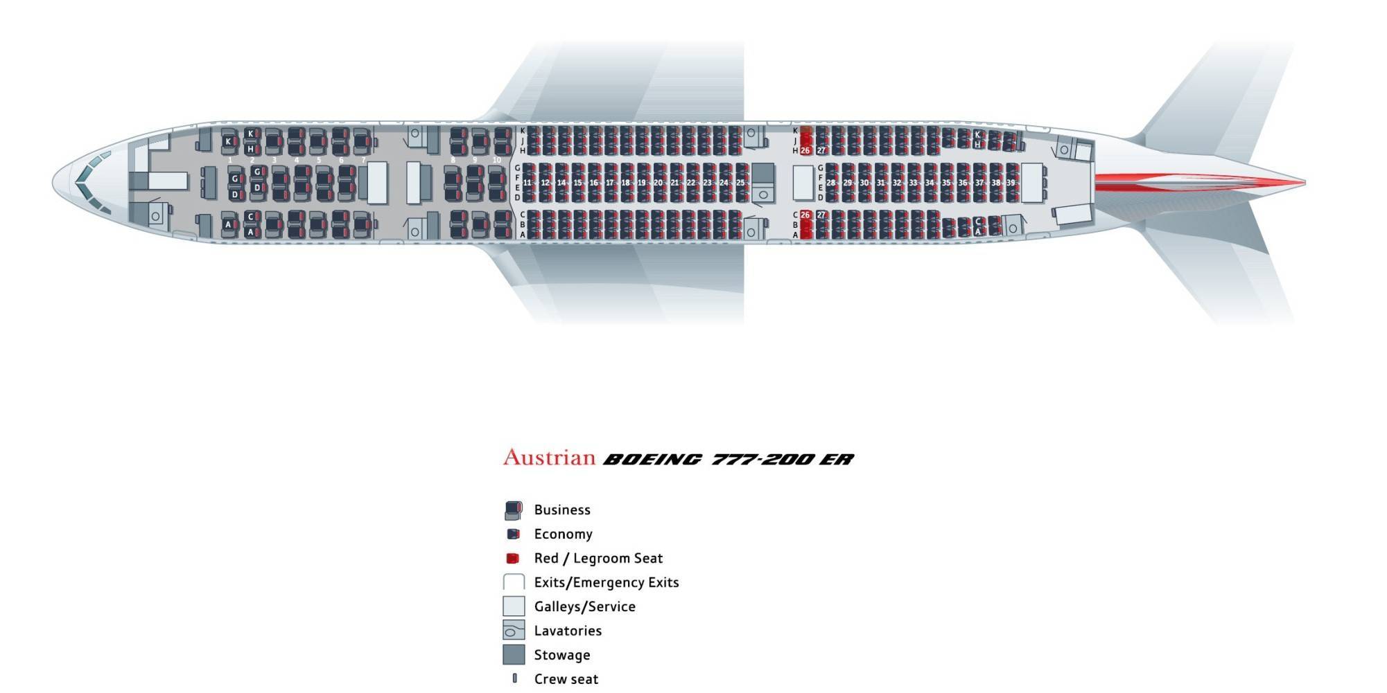 Схема салона и лучшие места в самолете boeing 777-300 авиакомпании «аэрофлот»