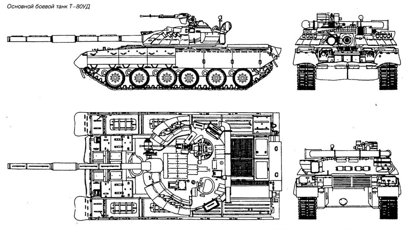 Т-80 - основной танк, история разработки и боевое применение, конструкция и вооружение, характеристики, достоинства и недостатки, модификации, страны-эксплуатанты