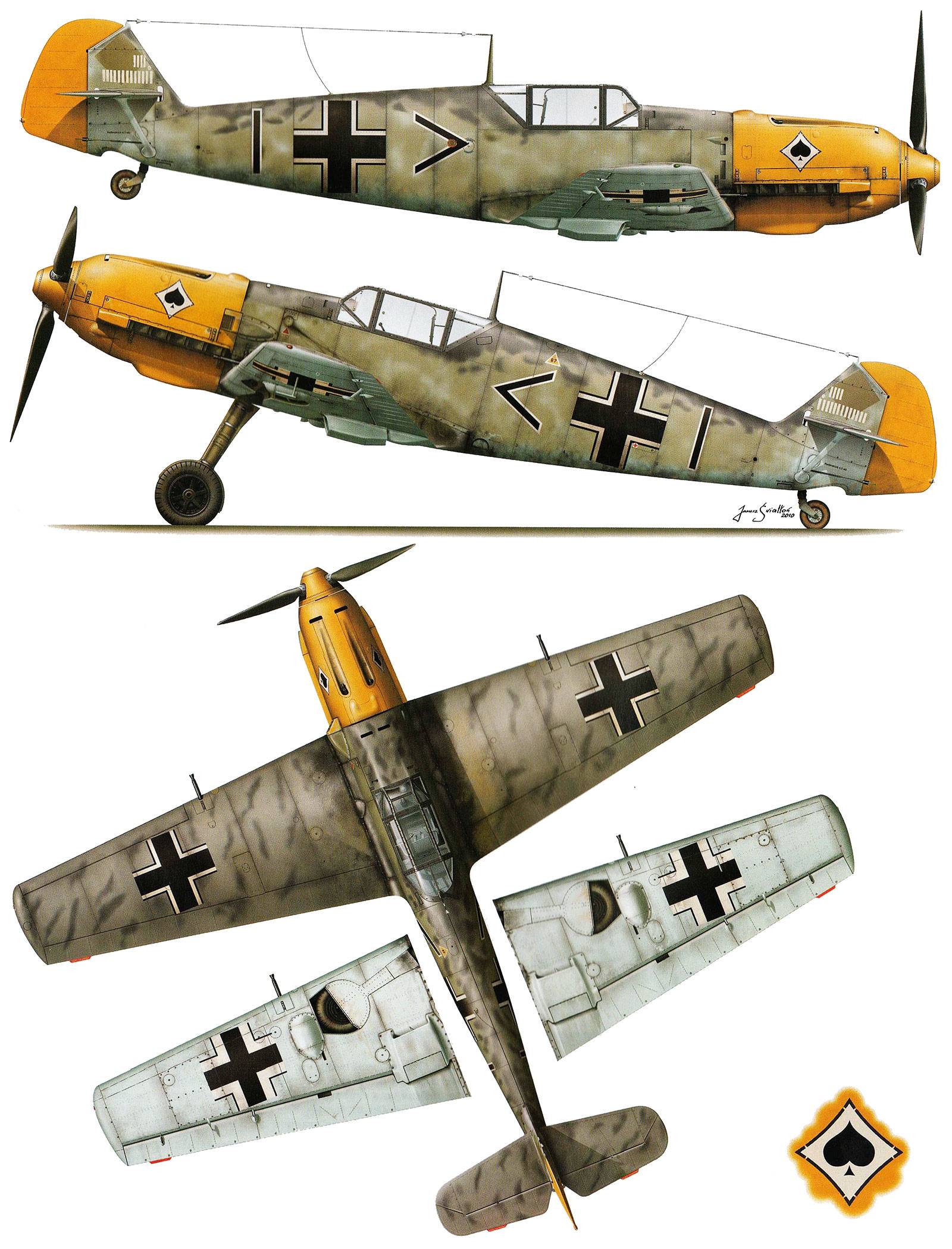Bf 109b, bf 109c и bf 109d