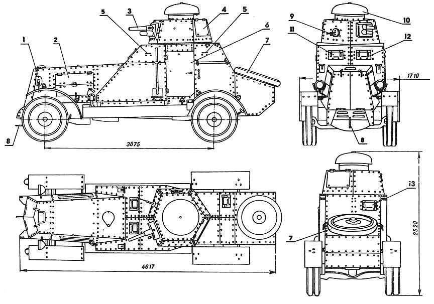 Бронеавтомобиль ба-10 двигатель, вес, размеры, вооружение