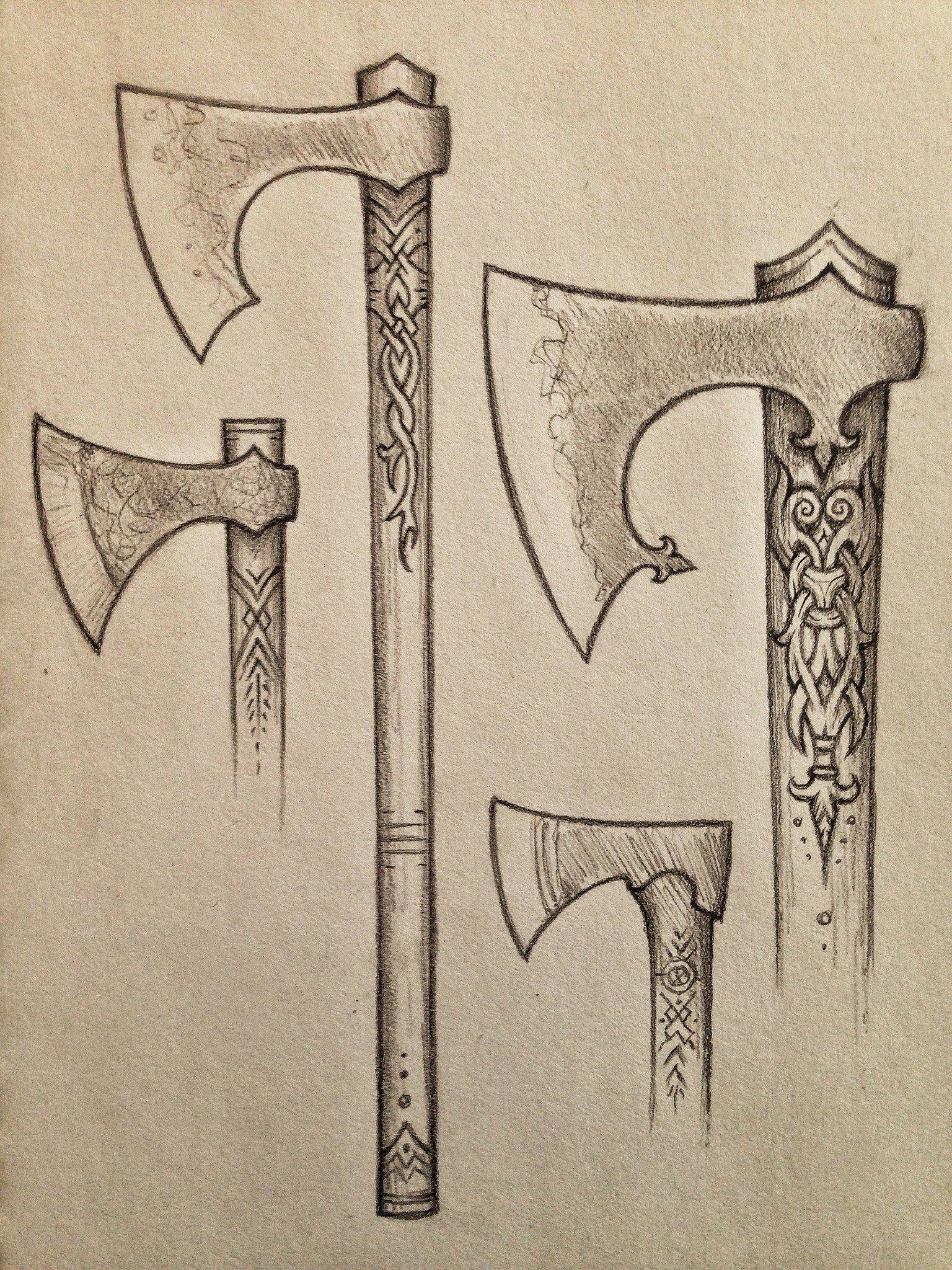 Секира ???? описание боевого оружия викингов, двуручные, двухсторонние