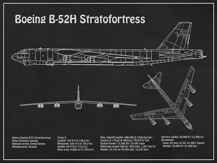 Boeing b-52 stratofortress, описание и технические характеристики
